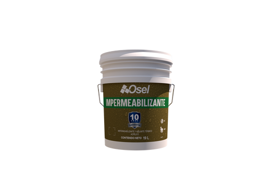 IMPERMEABILIZANTE AISLANTE TERMICO ACRILICO 10 AÑOS BLANCO